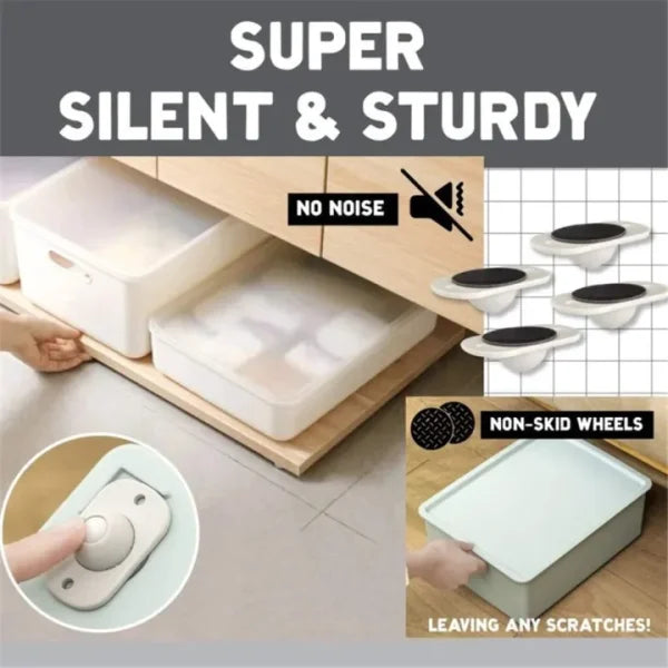 (Pack of 2)Furniture Motion For Bins Storage Box