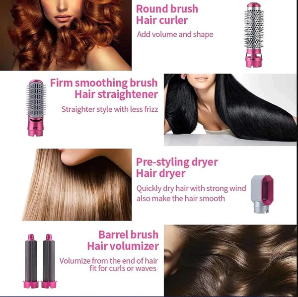 5 In 1 Electric Hair Dryer Brush