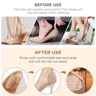 6 Pcs Women Insoles For Shoes High Heel Pad (random Color)