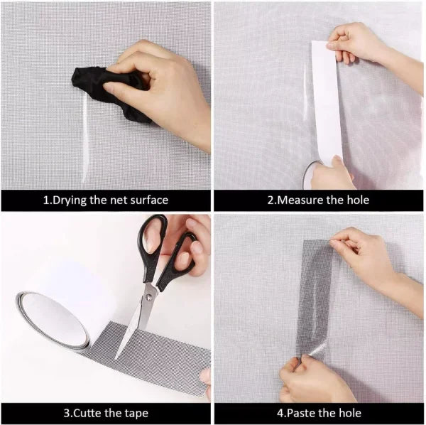 Keep Mosquitoes Out With Our Anti-insect, Self-adhesive Mesh Patch Tape – 3 Meter