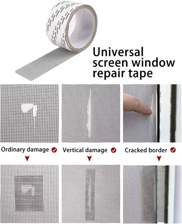 Keep Mosquitoes Out With Our Anti-insect, Self-adhesive Mesh Patch Tape – 3 Meter