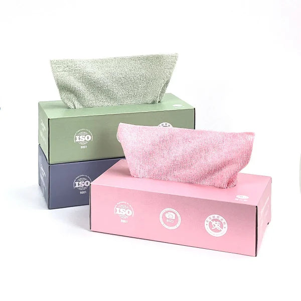 10-piece Reusable Tissue Box For Dusting