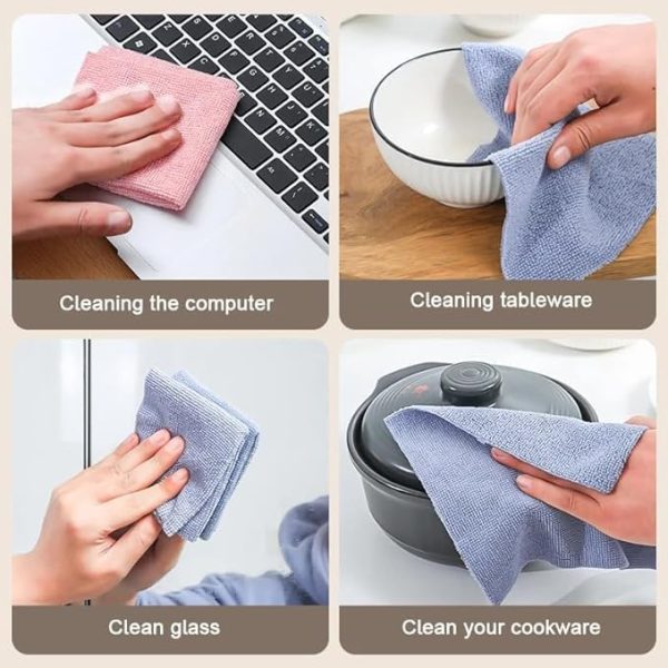 10-piece Reusable Tissue Box For Dusting