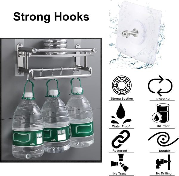 Pack of 6 Self Adhesive Wall Screws